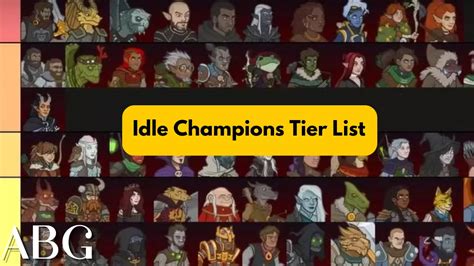idle champion tier list|Idle Champions (Speed Champions) Tier List Maker .